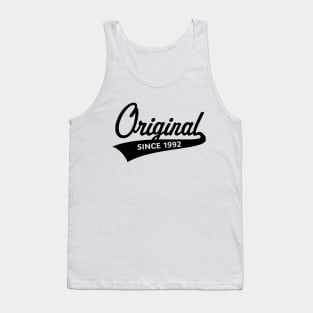 Original Since 1992 (Year Of Birth / Birthday / Black) Tank Top